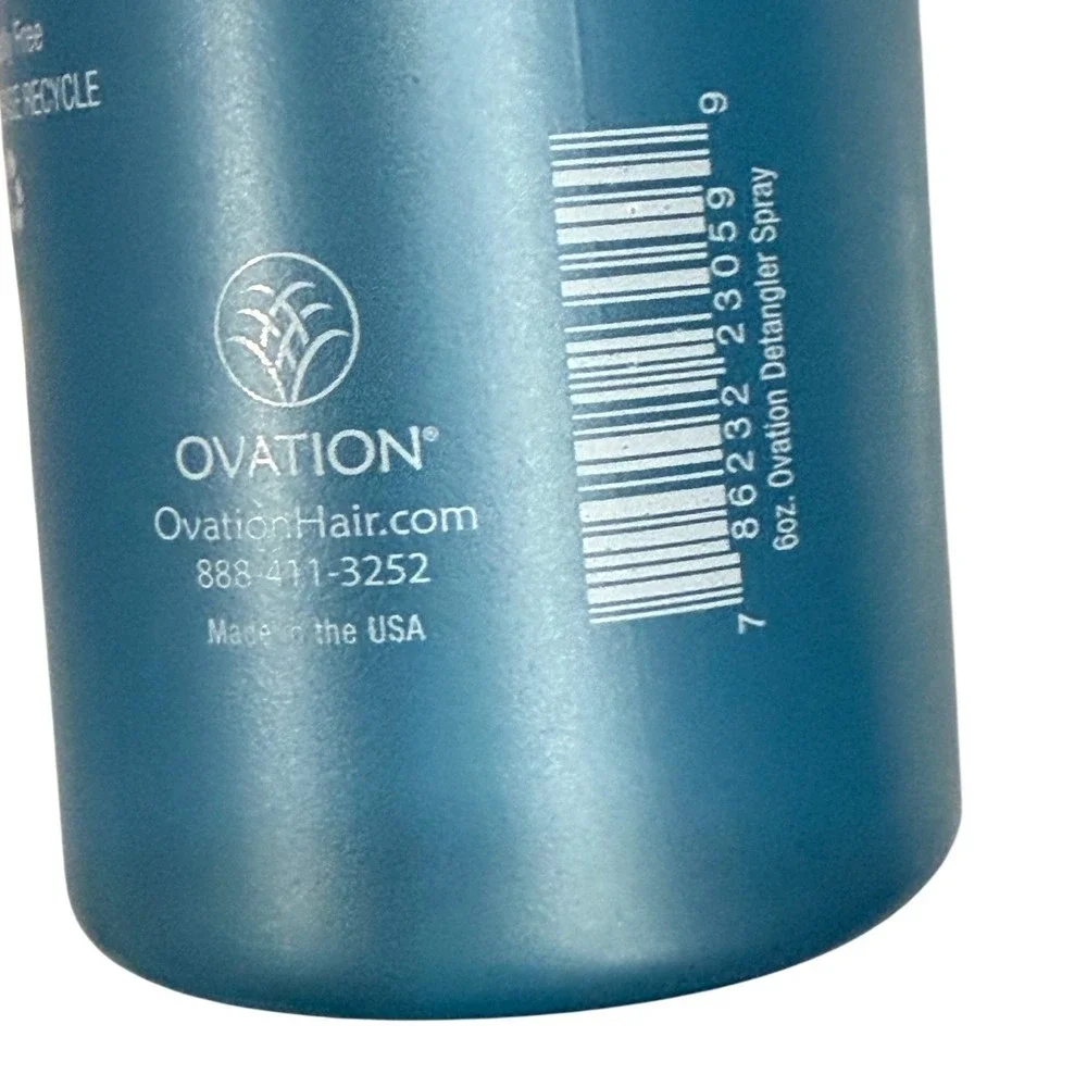 Ovation Leave-In Detangler Conditioning Spray Shine Nourish Hair Care 6oz‎